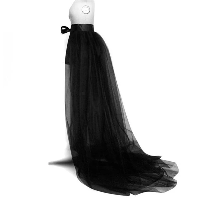 Модная женская Тюлевая юбка-пачка, длинная юбка для свадебной вечеринки, для выпускного вечера, бандажная сетка, макси, Однотонная юбка женские юбки, кружевная обтягивающая юбка