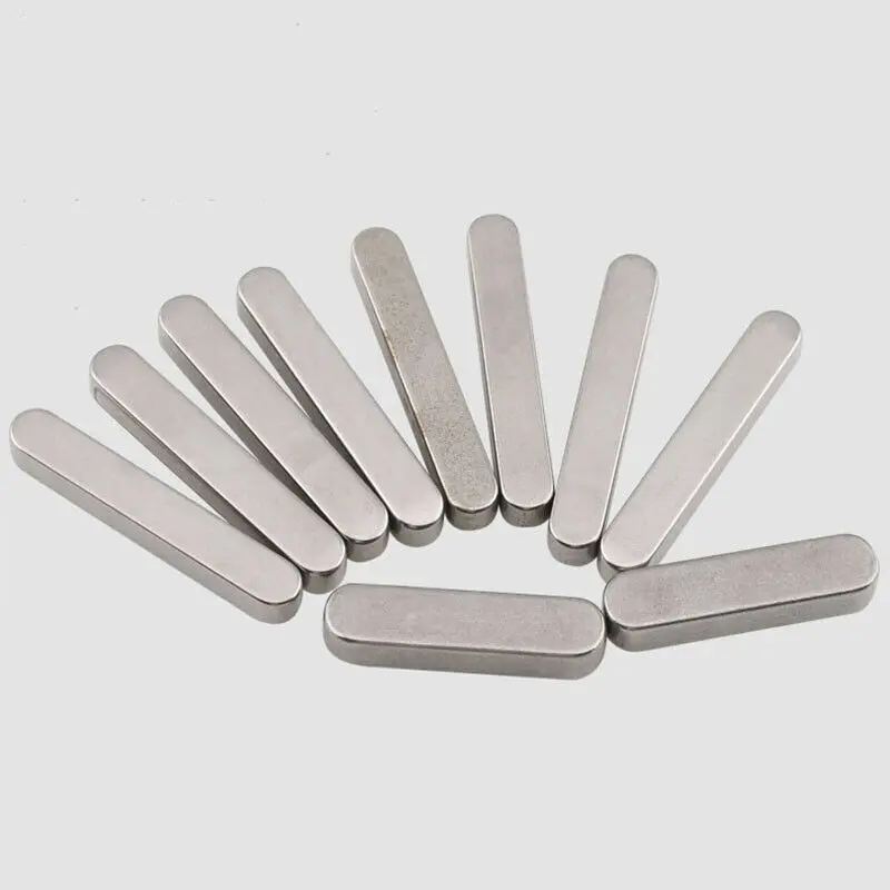 Flat Key Square Pins M3 M4 M5 A2 304 Stainless Steel 