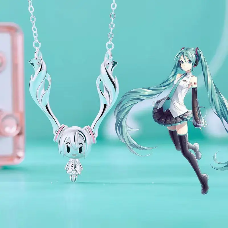 Аниме Мику кулон ожерелье kawaii манга ролевая фигурка Косплей Новое поступление