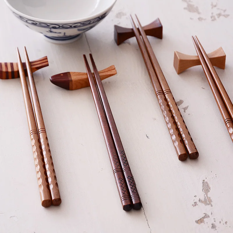 Столовые приборы из острого дерева CHOPSTICKS дерево Бытовая Nanmu индонезийская железная древесина 2 пары