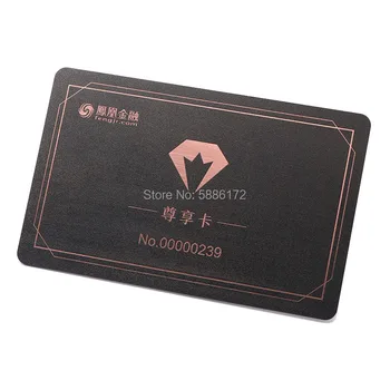 

Competitive price credit card size black pvc business cards