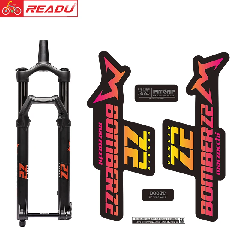 Наклейки для велосипеда Read 2020 style marzocchi BOMBER z2 fork наклейки горного MTB|Наклейки на