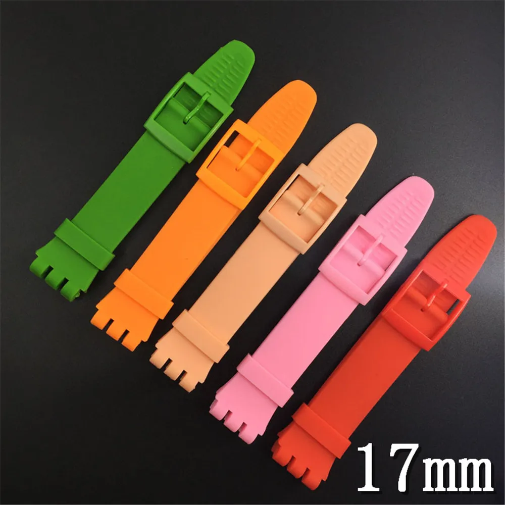 Silicone Watch Strap - Soft Rubber Replacement Wristband Bracelet