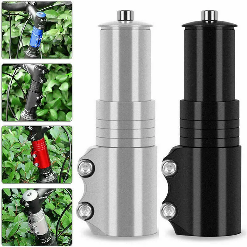 Bicycle Bike Handlebar Fork Stem Riser Rise Up Extender Extension Head Up Adaptor Durable MTB Mountain Cycling Part Bike Stem