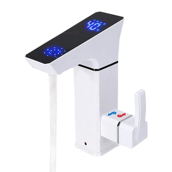 

New Design 3000W LED Display Temperature Instant Tankless Hot Faucet Kitchen Shower Electric Faucet Heater Hot Tap Water Heater