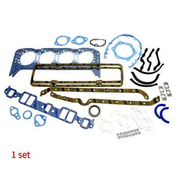 

Iron Repair Durable Direct Fit Seals Full Replacement Overhaul Gasket Set Intake Exhaust Engine Rebuild Parts For Chevy 350