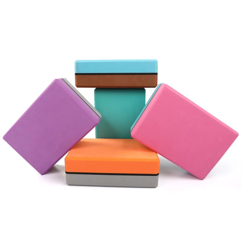 

Yoga Brick Block Foam Pilates Pillow Eva Back Cushion Workout Equipments Fitness Gear for Bodybuilding Exercise