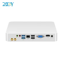 XCY 7th Gen Mini PC Core i7 7500U i5 7200U i3 7100U 4K Intel HD กราฟิก 620 Windows 10 wifi HDMI 6 * USB คอมพิวเตอร์เดสก์ท็อป(China)