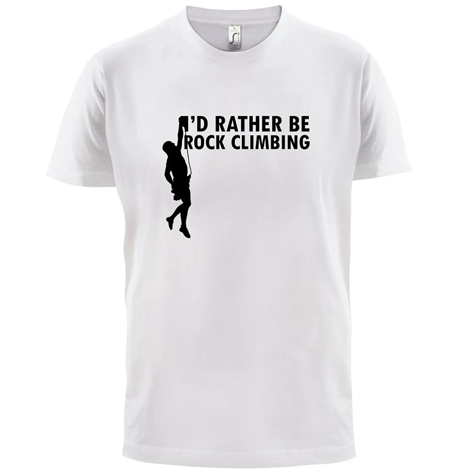 Dressdown Мужская футболка с надписью I ɽ Father Be Rock Climb 10 цветов футболки принтом