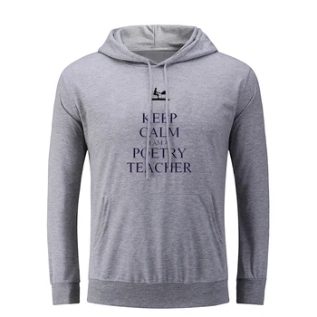 

Keep Calm I Am a Poetry Teacher Keep Calm And Sleep Zzz Men Graphic Hoodie Sweatshirt Strings Hooded Pullover