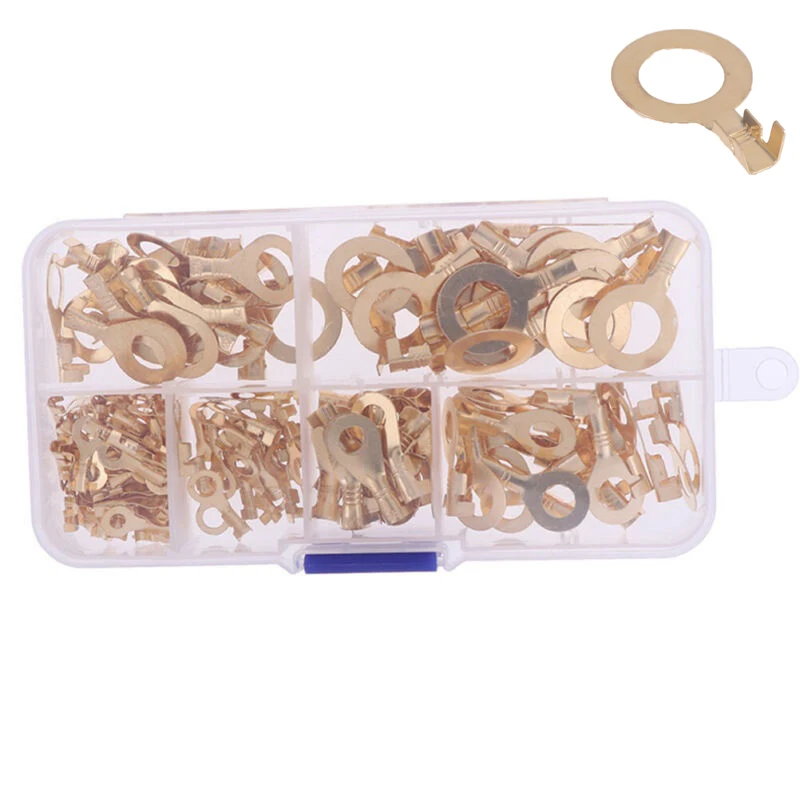 

Brass Ring M3 M4 M5 M6 M8 M10 Cable Lugs Cable Connector Wire Terminal 150X