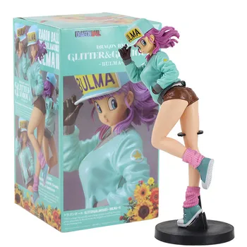 

25cm Dragon Ball Z Bulma Glitter and Glamours PVC Action Figure Anime DBZ Girl Buruma Collectible Model Toy Doll