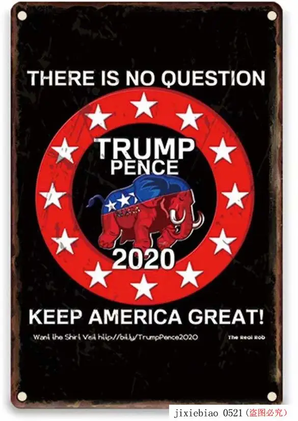 Yomia Trump 2020 Yard Sign Vintage Tin Signs Metal Signs Cafe Bar