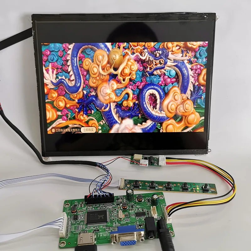HDMI+ VGA+ аудио плата контроллера для iPad 3 4 9," LQ097L1JY01 LTL097QL01-A01/W01 2048x1536 EDP сигнала 4 полосы 51 контакты lcd Displal