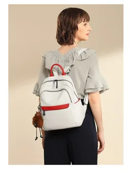 

2019 new women's backpack fashion wild backpack simple casual backpack