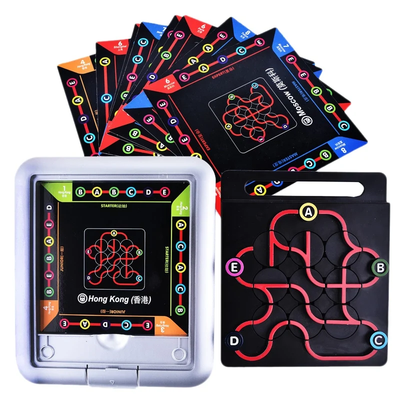 

Educational Toys Learning Game for Children 60 Challenges and 4 Difficulty Levels Family Party Game