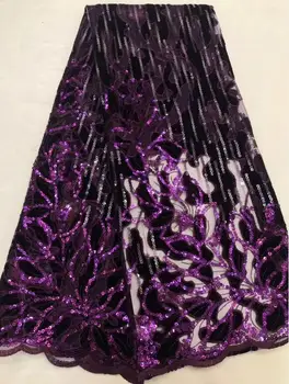 

fashionable tulle embroidery french net lace fabric David-11.7808 with beads for party dress