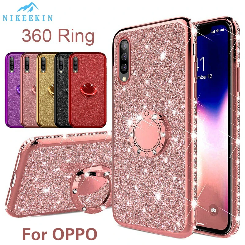 Блестящий Звездный силиконовый чехол для OPPO Reno4 3 Pro 10X ACE Reno2 Z Realme C15 мягкий