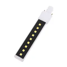 1 шт. 9 Вт дизайн ногтей гель отверждения Сушилка светильник трубка ультрафиолетовая лампа накаливания Маникюр лампы инструменты U90F