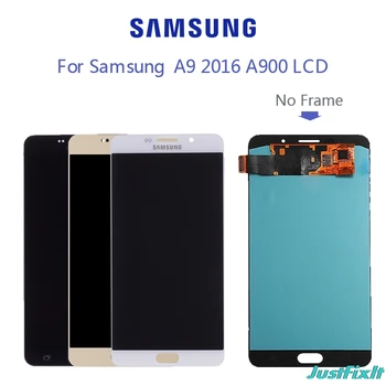 

For Samsung A9 2015 LCD For Samsung A900 A9000 Disaplay LCD Screen Touch Digitizer Assembly 100% tested SUPER AMOLED LCD Screen