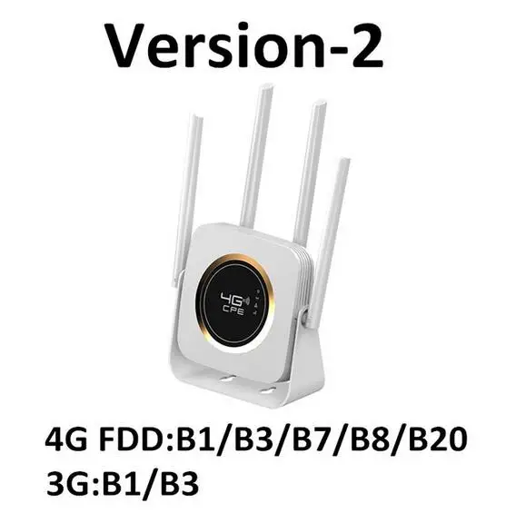Version-2White KuWFi 4G LTE маршрутизатор Lan порт беспроводной CPE встроенный аккумулятор 3000 мАч 300 Мбит/с высокоскоростная Мобильная точка доступа Wifi со слотом для sim-карты - Цвет: Version-2White