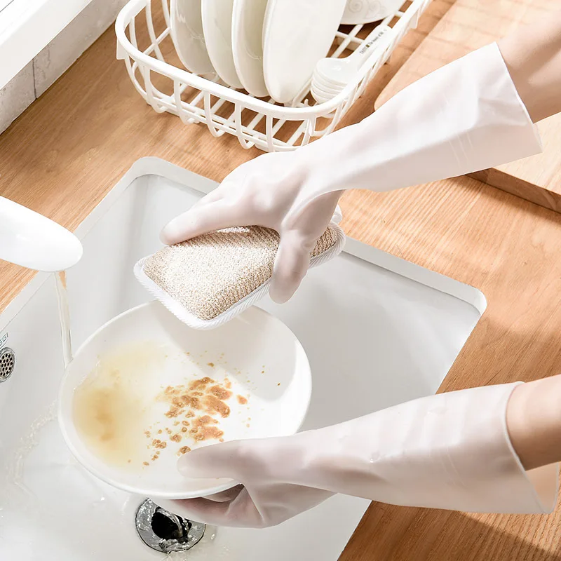 2695 водостойкие бытовые перчатки с высокой проницаемостью, прочные резиновые перчатки для уборки кухни, резиновые перчатки для мытья посуды