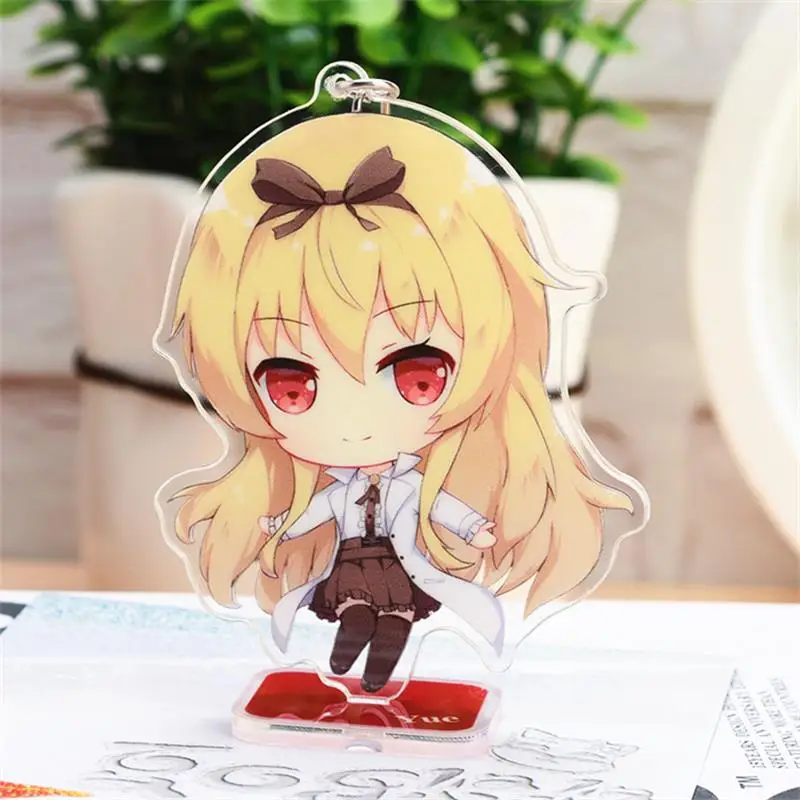 

Anime Arifureta: From Commonplace to World's Strongest Yue Cosplay Acrylic Desk Stand Figure Model Decor Keychain Pendant Gift