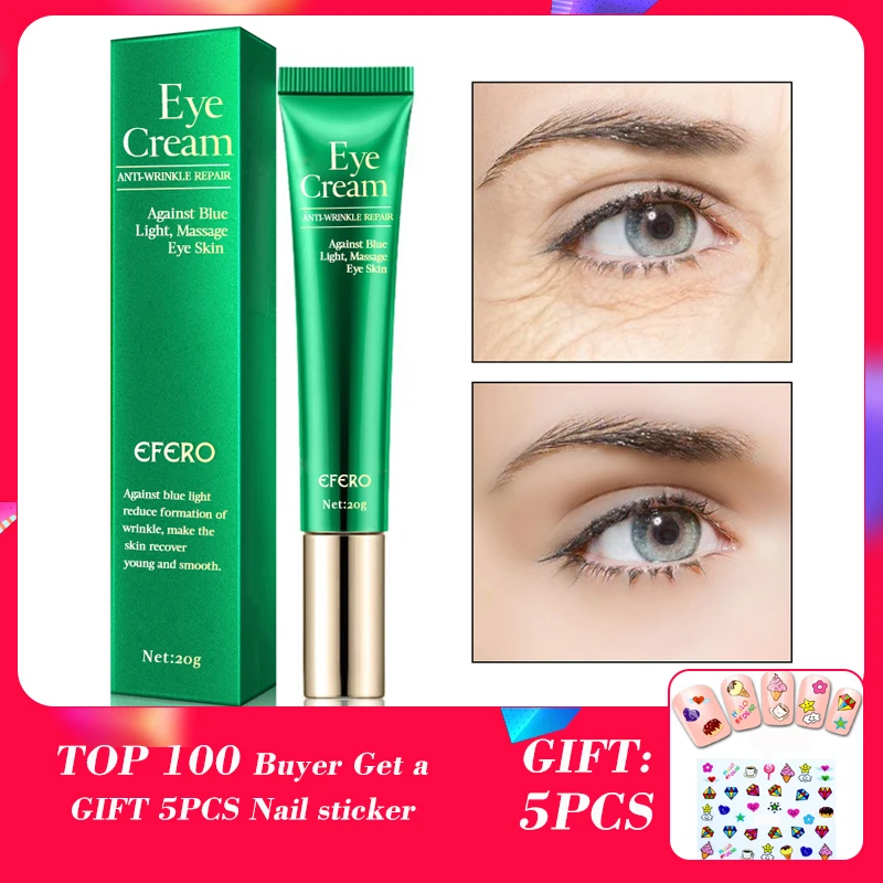 

efero Collagen Eye Cream Firming Anti Aging Wrinkle Dark Circle Removal Fine Line Moisturizing Eye Cream Essence Against Eye Bag