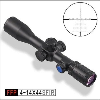 

Discovery FFP Tactical Rifle Scope 4-14x44 Side Focus First Focal Reticle Matte extended sunshade