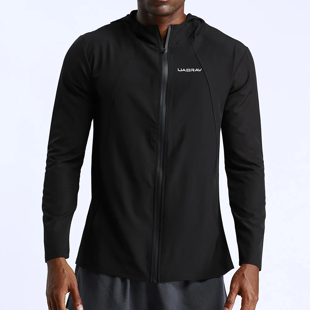 Мужской спортивный костюм с длинным рукавом кофта на молнии капюшоном и