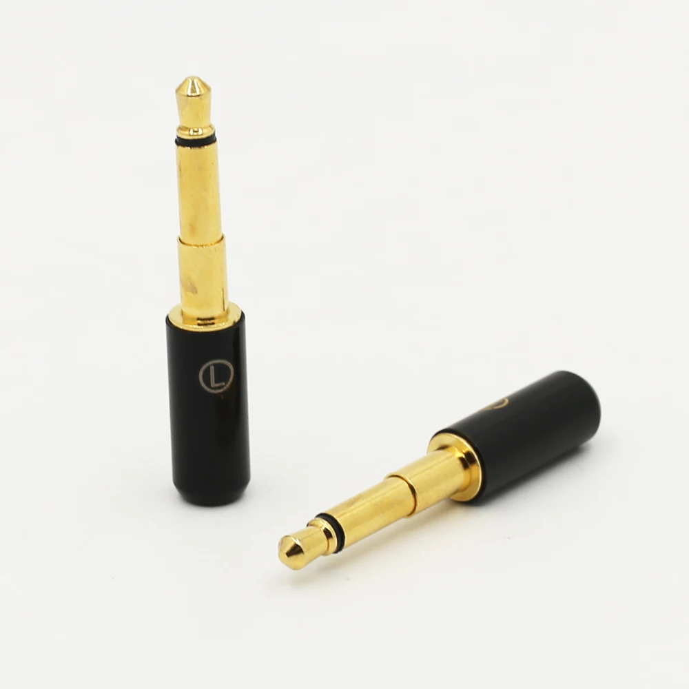 Audiocrast пара 24K позолоченный 2 5 мм аудио разъем для DIY Allen OPPO PM01 кабель