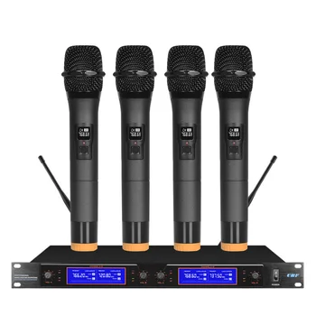 

One for four wireless microphones u segment professional stage performance lavalier conference ktv dedicated microphone headset