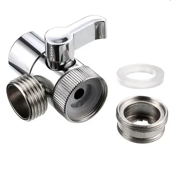 

Hot sale Faucet Valve Diverter Sink Valve Water Tap Faucet Splitter Adapter For Home Kitchen Diverter Bathroom Accessories