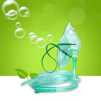 

1PC Adult Oxygen Facial Mask With 1.9m Tubing Portable Breathing Atomizer Transparent Soft PVC Catheter Oxygen Generator