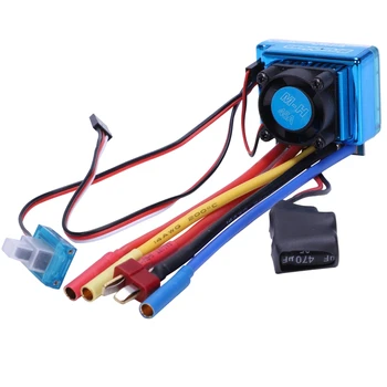 

New 3650 4370KV 4P Brushless Motor and 45A Brushless Electric Speed Controller ESC for 1/10 RC Off-Road Car