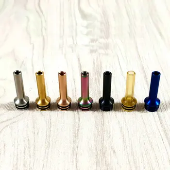 

MTL drip tip 510 long mouthpiece 3mm narrow bore vape tips for RDA RBA RTA tank atomizers Ecigs Accessory