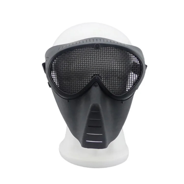 Airsoft Full Face Metal Steel Mesh Paintball Mask Hunting Accessories CS Wargame Military Army Tactical Masks