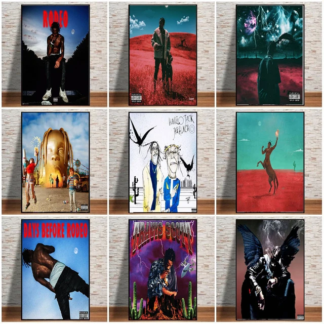 Travis Scott Astroworld Rodeo DAYS Rap Music Album Star Canvas Paintnig Poster  Prints Wall Art Wall Picture Home Decoration - AliExpress