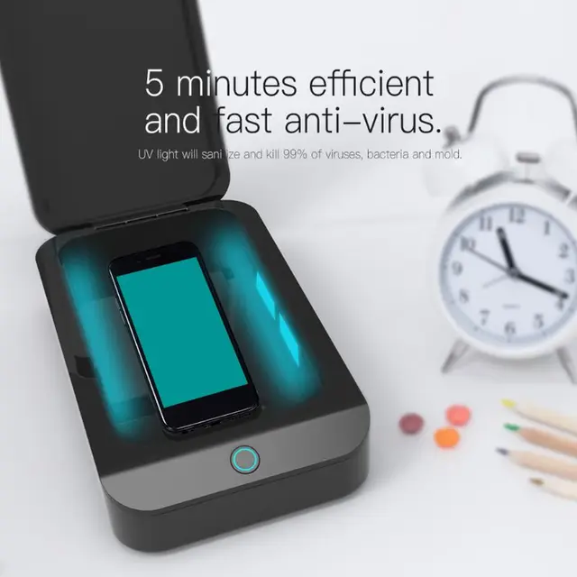 US $20.40  Multifunctional usb UV fast Sterilize Antivirus Safety health Disinfection box for mask for phone p