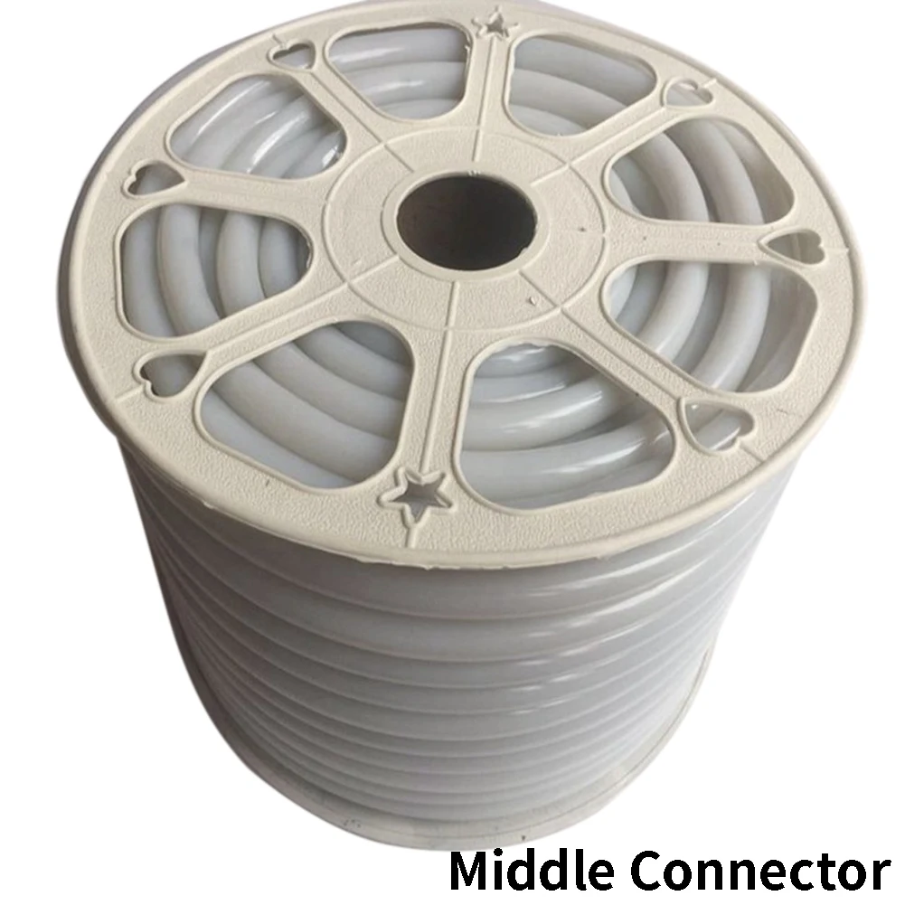 Middle Connector DC12V газон дома Крытый Открытый Сад лодки IP65 Водонепроницаемый гибкий бар знак Декор реклама Led неоновый светильник полосы вечерние - Испускаемый цвет: Middle Connector