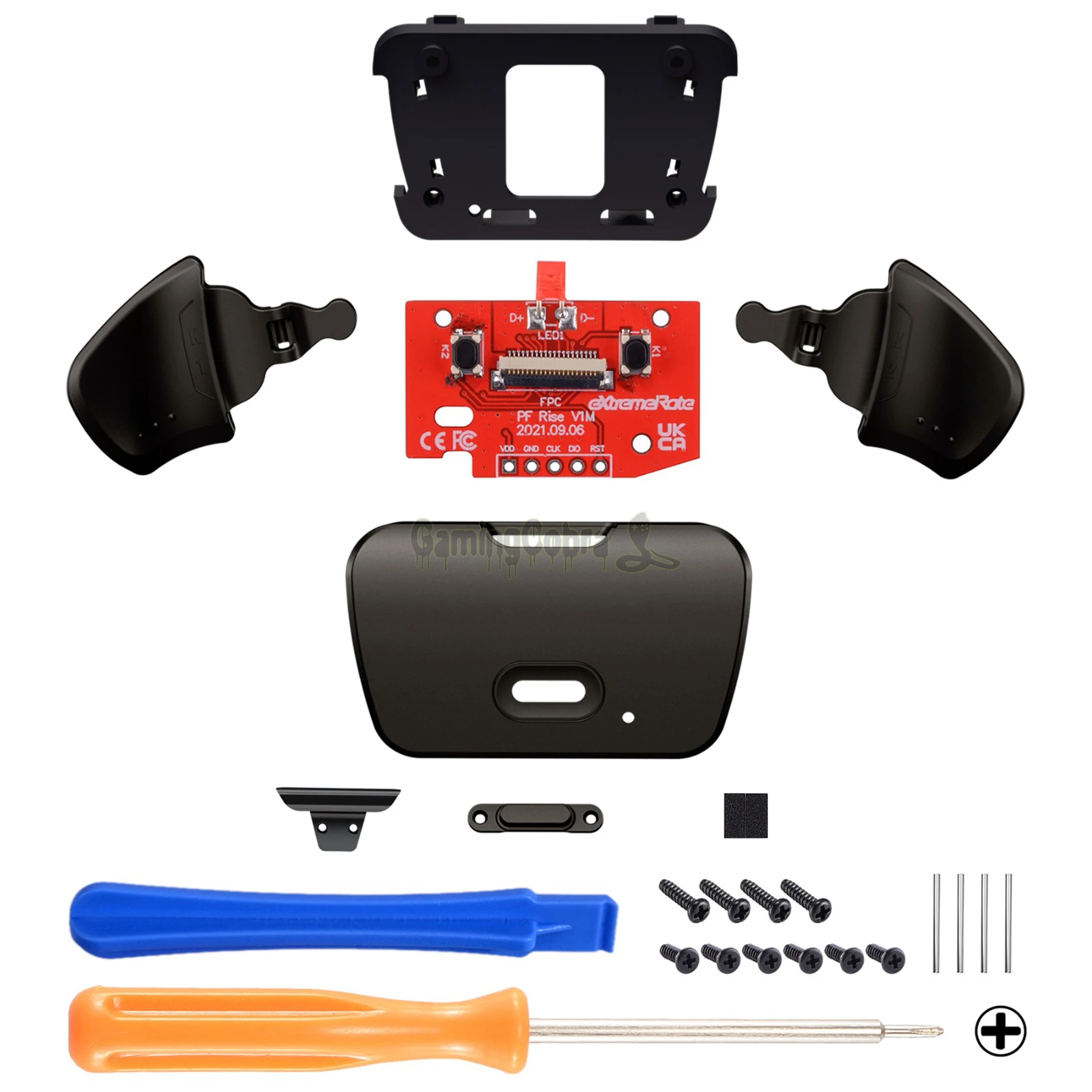 Botões de Metal Pcb para Ps5 Extremate Real Versão k2 Botões Habitação & Remap Placa Controlador Rise Kit Rmb k1 - Image 3