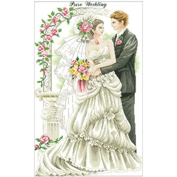 

wedding patterns Counted Cross Stitch 11CT 14CT 18CT DIYChinese Cross Stitch Kit Embroidery Needlework Sets