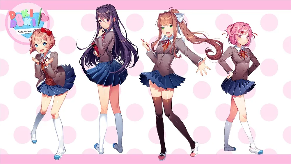 Doki Doki Literature Club Cosplay Schuhe Anime Schule Schuhe Mädchen Sport Schuhe Monika Sayori Yuri Natsuki Cosplay Schuhe – Detail 2