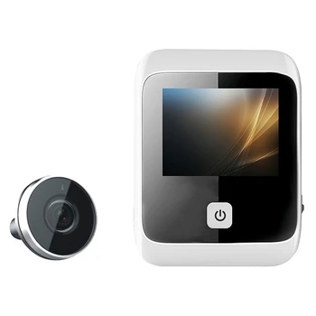 

C02 Doorbell Camera, Home Security LCD Display, Digital Door Viewer, Cat'S Eye Door Surveillance Camera, with Memory