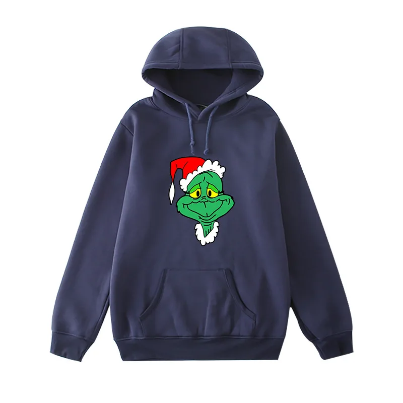 Фильм Grinch палантин Рождество Косплей Толстовка с принтом Санта Рождество толстовки с капюшоном для мужчин и женщин