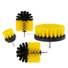 4 шт. Набор Щеток Для скруббера для ванной комнаты, щетка для скруббера для чистки, набор аккумуляторных сверл, щетка для скраба