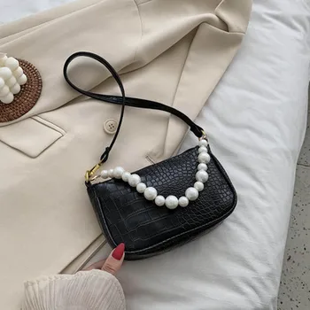

Pear Design Crocodile Pattern PU Leather Small Shoulder Bags For Women 2020 Summer Crossbody Bags Lady Travel Handbags