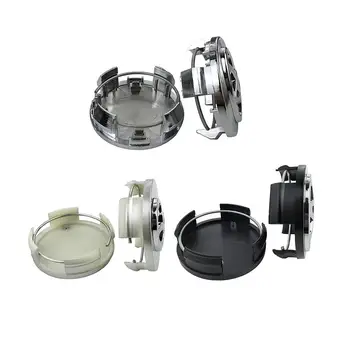 

60pcs 57mm 62mm black silver car Wheel Center Caps hub covers emblem for toyota Car accessories
