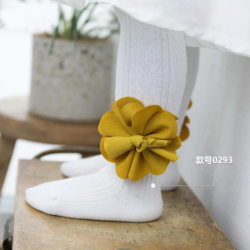 

Spring And Autumn Panty-hose for Kids Baby Leggings Girls Flower Body-stocking Cotton Knitted New Style Small CHILDREN'S Dance S
