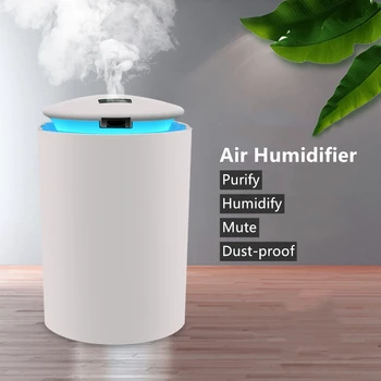 

Electric Air Humidifier For Home 260ML USB Aroma Diffuser LED Backlight For Car Office Mist Maker Refresher Humidification Gift